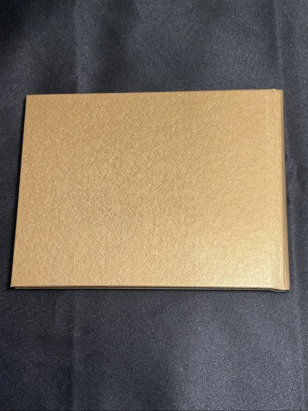 Vintage Keepsake Golden Wedding Anniversary Guest Book - Gold in original box